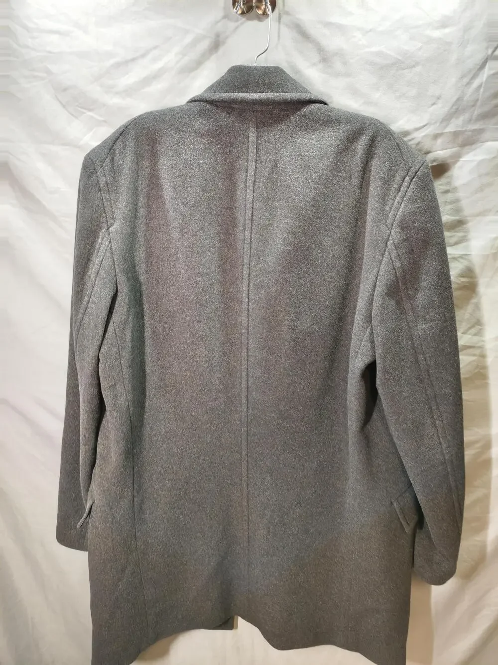 Banana Republic Coat Mens Large Wool Blend Overcoat Classic Dress Formal